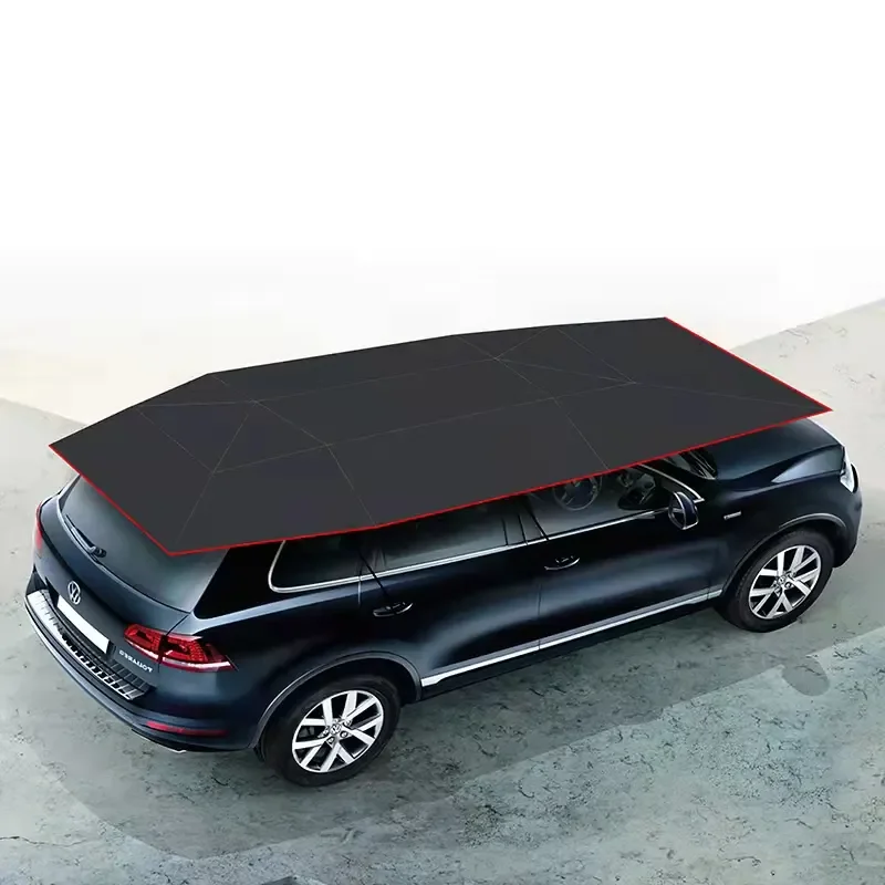 Mobile automatic roof car umbrella anti-uv shield car cover umbrella portable tent for sale