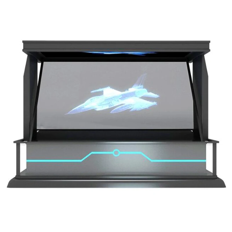 3D 180度ホログラムホログラフィック投影ディスプレイキャビネット透明
