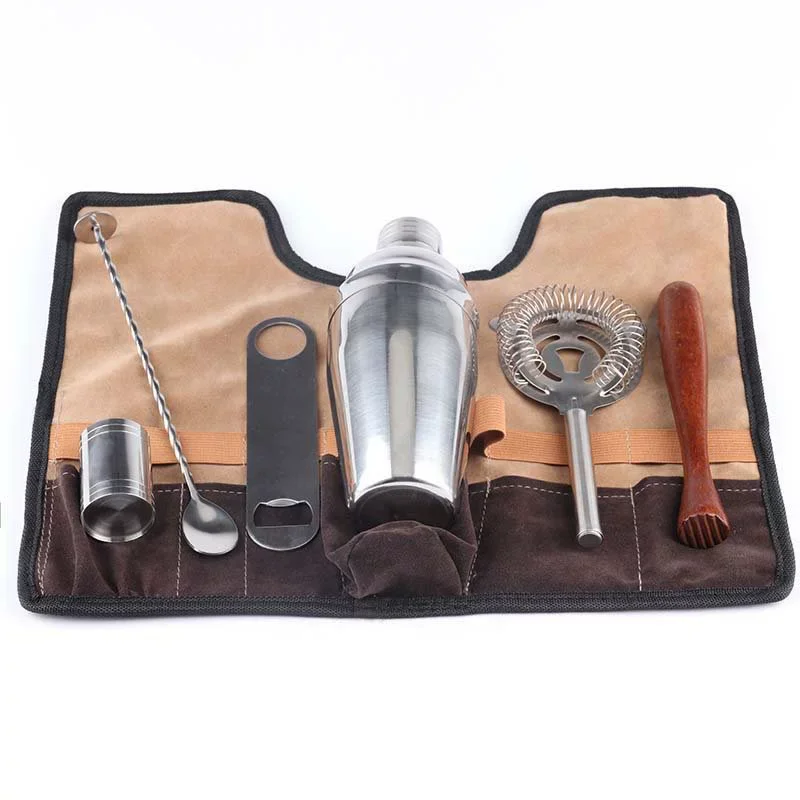 

Bar Tool Bag Bartender Tool Kit Cocktail Shaker Bag Set Cocktail kit