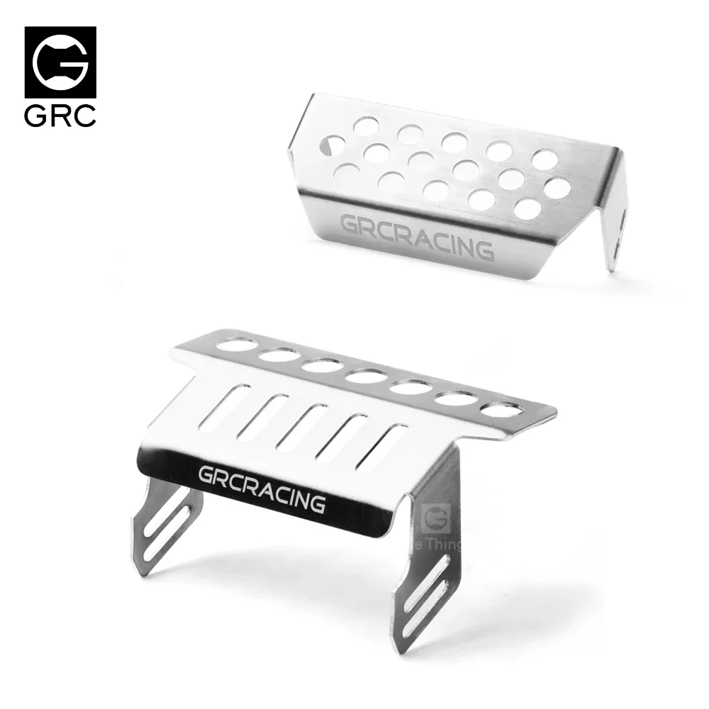 GRC Front Chassis Protection Stainless Steel Plate / Armor For 1/10 RC Traxxas TRX-4 Defender Upgrade part accessories #GAX0106E