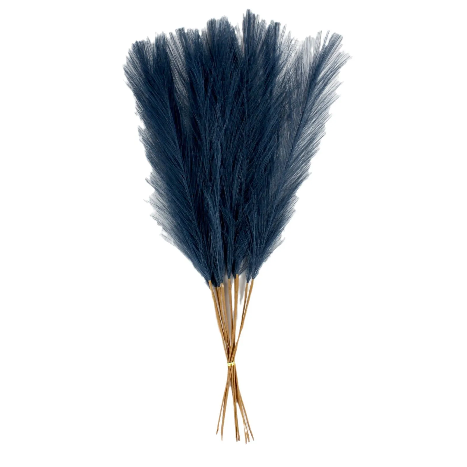 55CM 10PCS Fluffy Pampas Grass Boho Decor Flower Fake Plant Reed Simulated Wedding Party Home Decoration Artificial Flowers