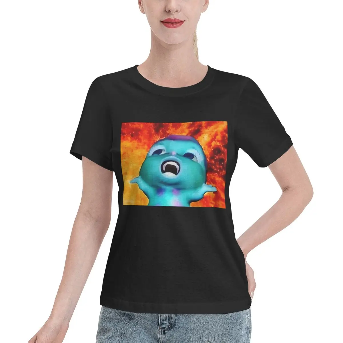 Top Rated Bibble Meme Women's T-shirt Date Outfit 100% Cotton T Shirt