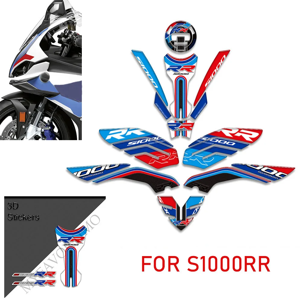 

Motorcycle Tank Knee Pad Side Grips Gas Fuel Oil Protection Stickers Wind Deflector For BMW S1000RR S 1000 RR S1000 M M1000RR