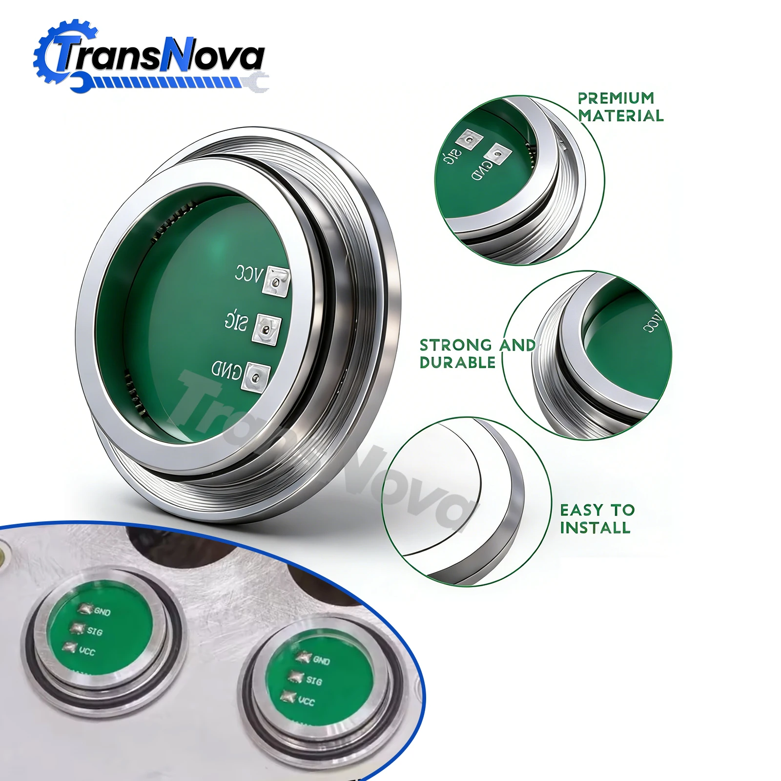 

TransNova A Pair 0BH DQ500 0BT Transmission Pressure Sensor Sensor Clutch TCU TCM for Audi TT Q3 A3 VW T4 Transporter Scirocco