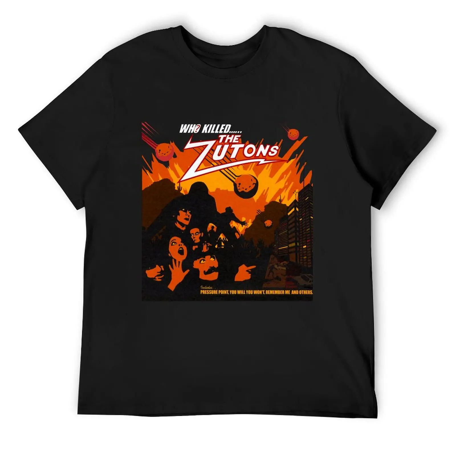 Pressure Point The Zutons Band T-Shirt vintage graphic tee oversized t shirt quick drying shirts men graphic