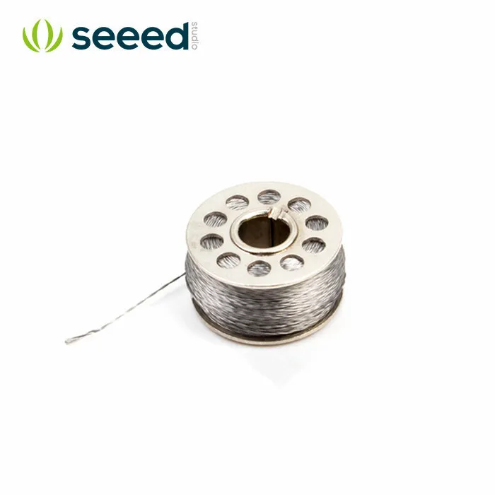 SEEED 114990055 conductive stainless Steel Sewing Thread - 22 Meter/72ft Winder High Temperature