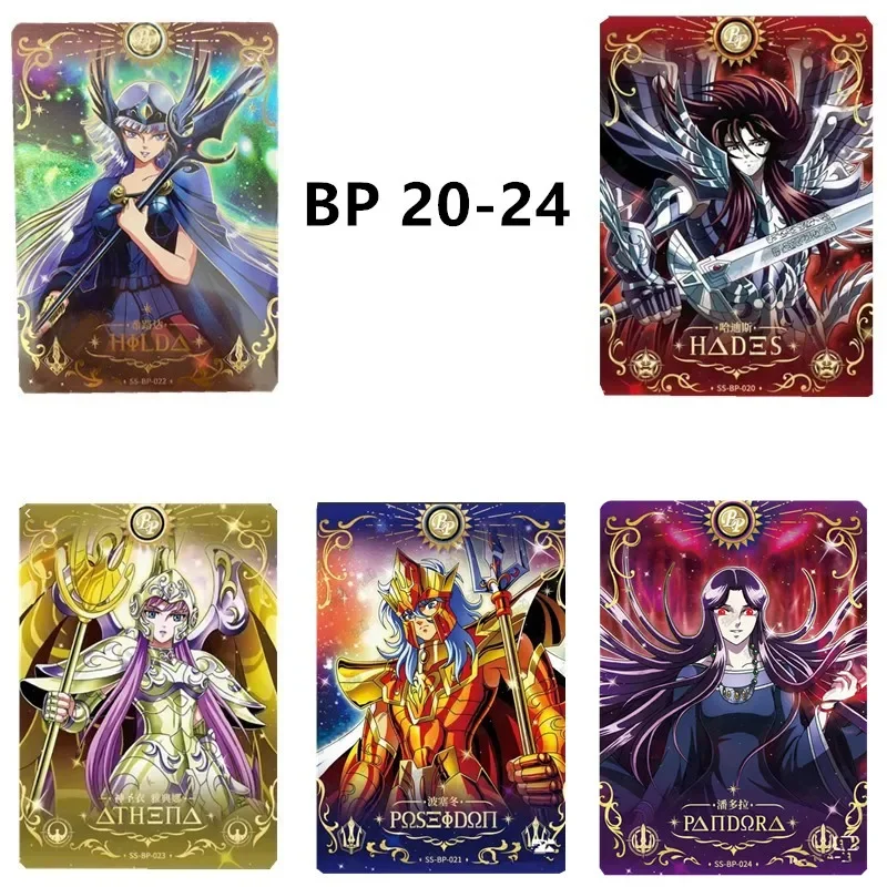 In Stock KAYOU Saint Seiya Saint Cloth Athena Awakening Card Vol.03 BP20-24 Rare Anime Character Collection Card Kids Toys Gifts