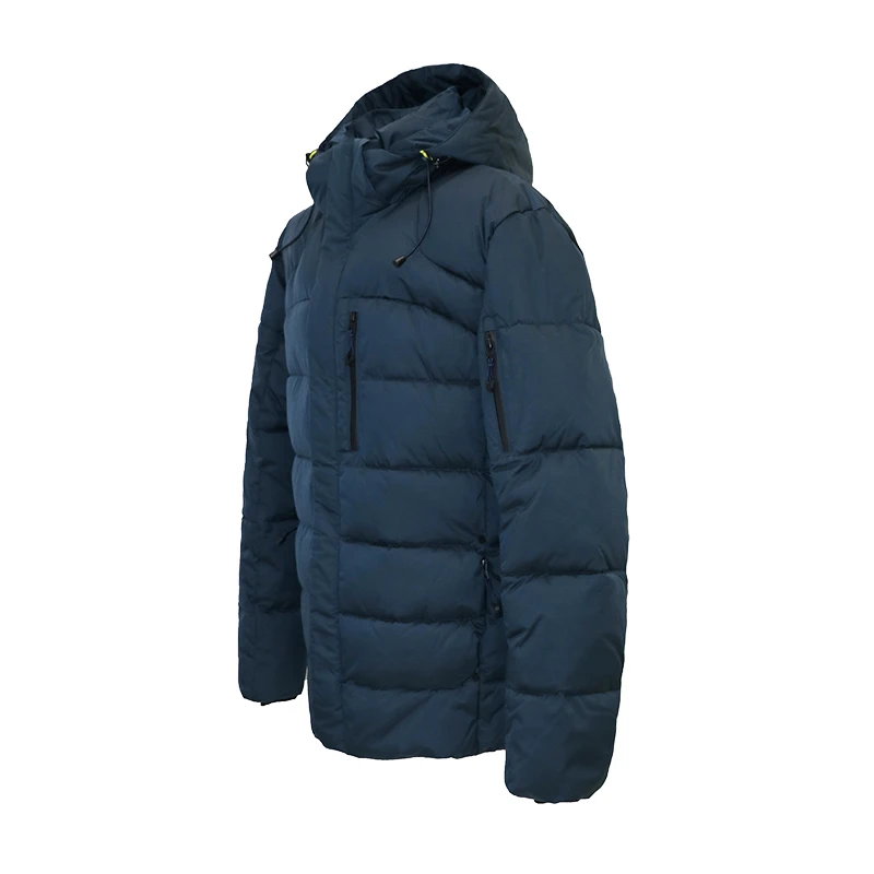 TALIFECK-Chaqueta gruesa acolchada de algodón para hombre, abrigo de invierno con capucha desmontable, Parka cálida, estilo ruso