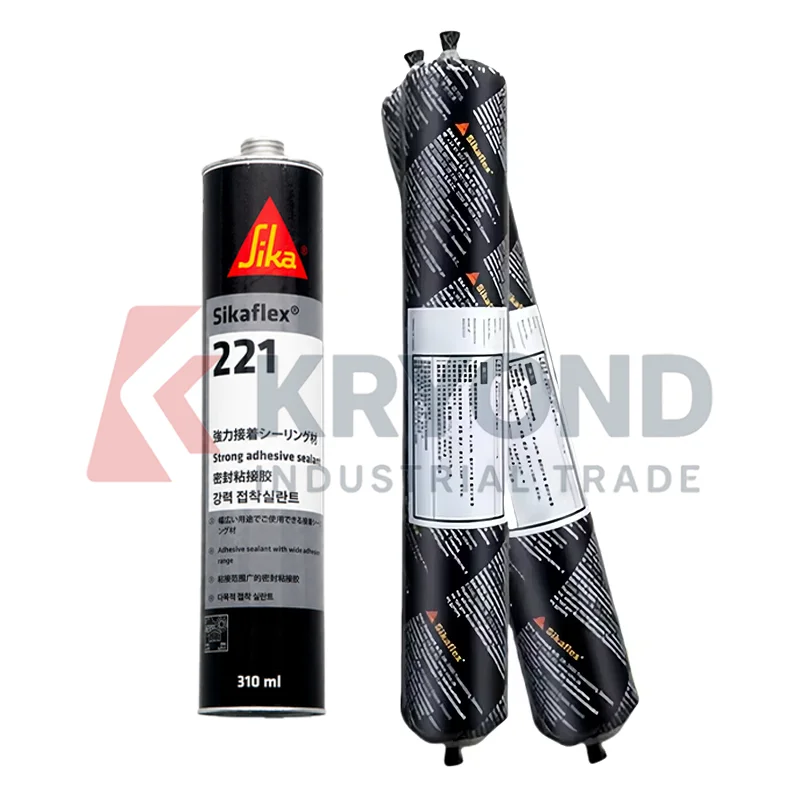 Sika Sikaflex 221 252 255FC 265 268 Polyurethane Sealant for Vehicle Body Assembly Metal Plastic Glass Bonding 310ml 400ml 600ml