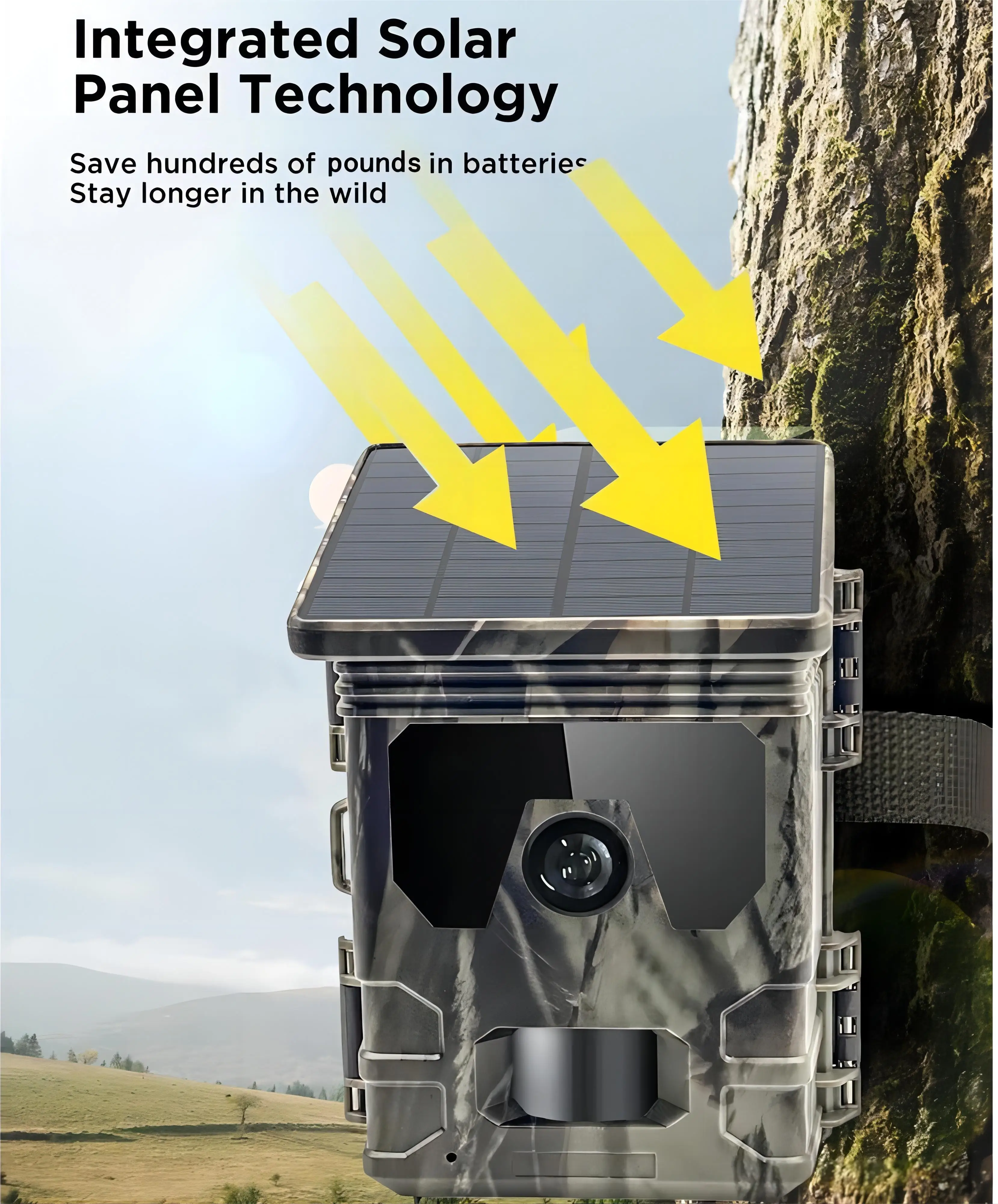 4G Trail Camera 4K Live Broadcast HC-600PRO Wireless Cellular 30MP Wildlife Hunting Surveillance Free APP Cloud Service 5