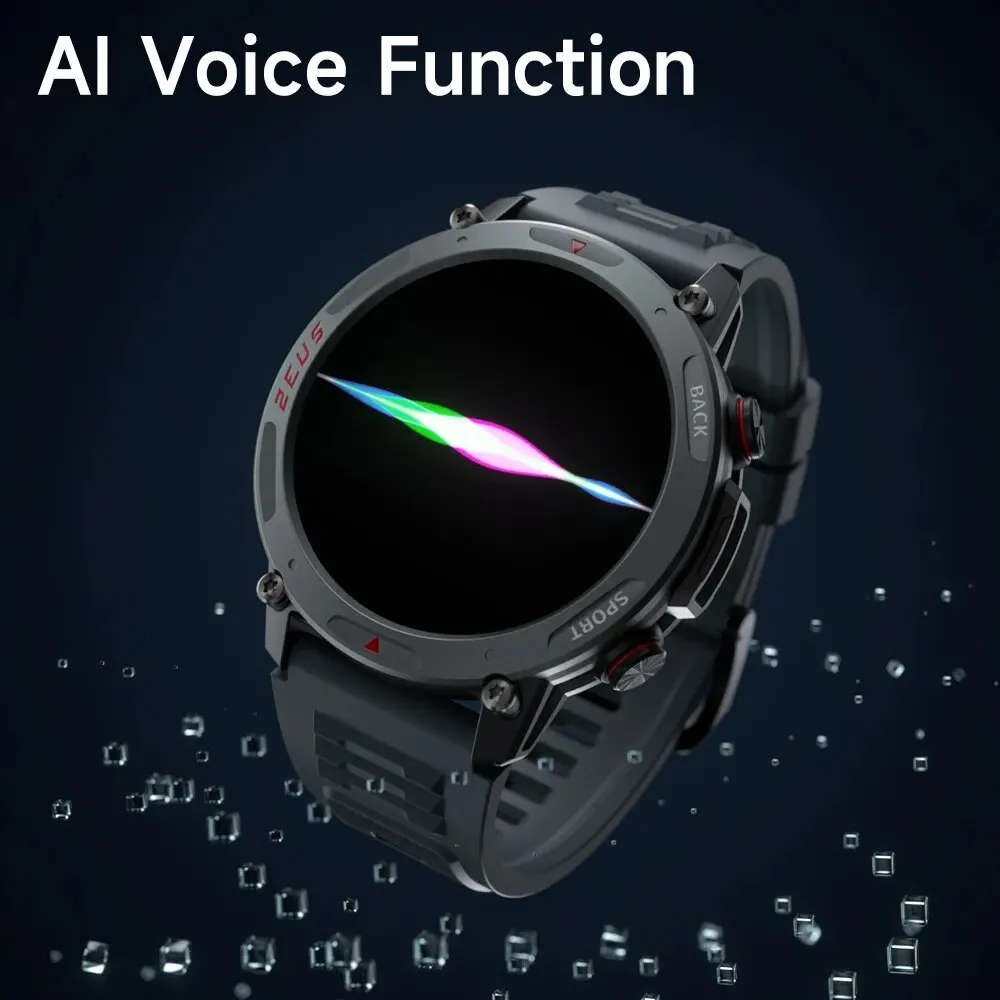 LOKMAT ZEUS 4 PRO Smart Watch 5AMT Waterproof Health Sports Monitoring Smart Notification Men Compatible with Android IOS