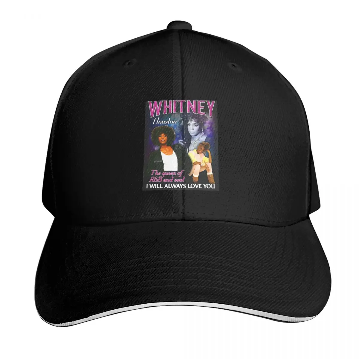 Whitney Houston So Emotional Queen Of RB Soul I Will Always Love You Retro Tee I Love This Shir Baseball Cap