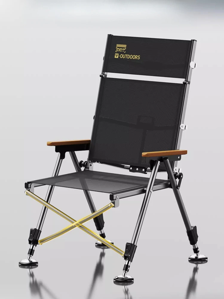X-Frame Steel Fishing Stool: Double-Fold Waterproof Oxford Fabric Seat Heavy-Duty Portable Bench for Camping/Hunting Trips