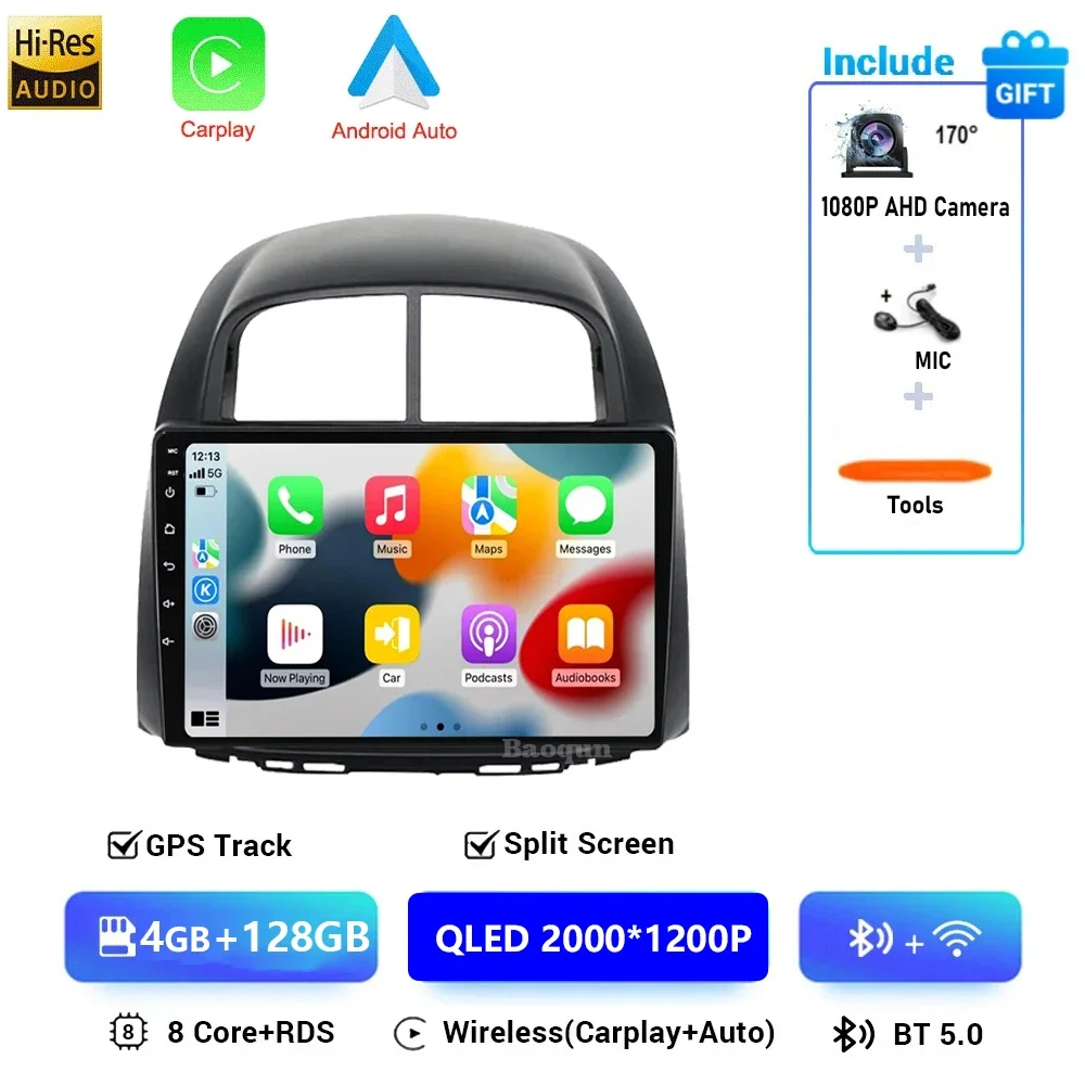 Android 16 Carplay Auto Voor Toyota Passo XC10 Voor Daihatsu Boon Sirion 2004-2010 Autoradio Multimedia BT DSP Stereo 4G WIFI