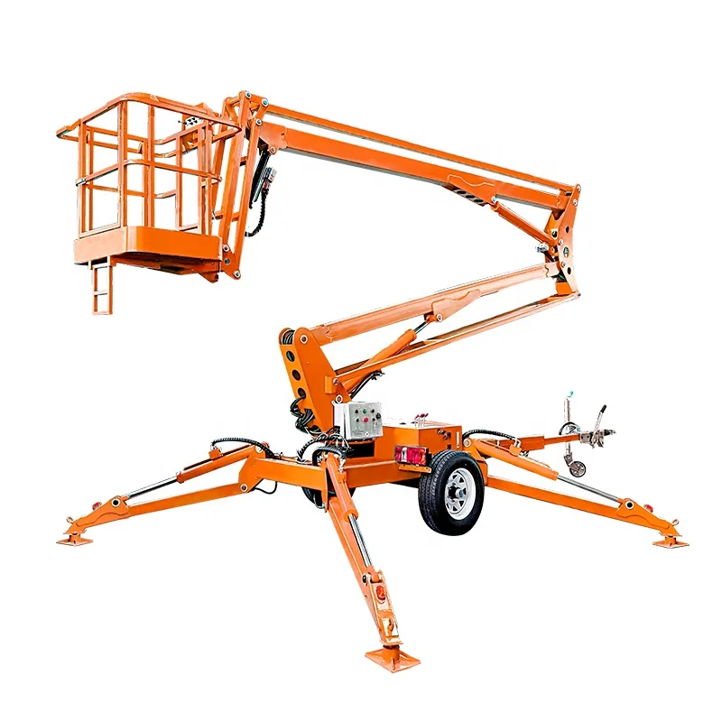 Trailer Electrical Telescoping Lift Portable Lifter Electric Motor Electric Boom Lift For Human Use