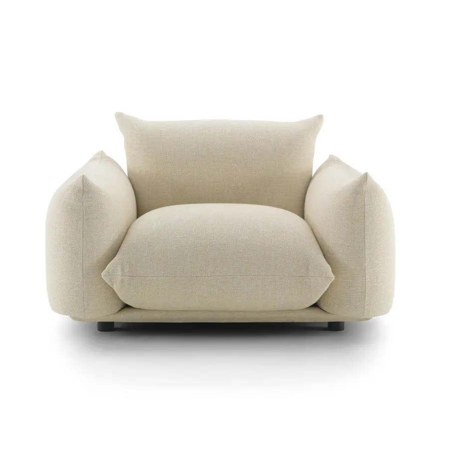 

#Italian Velvet Marenco Armchair Modern Luxury Hotel Lobby Leisure Single Sofa Chair Villa Lazy Living Room Chairs