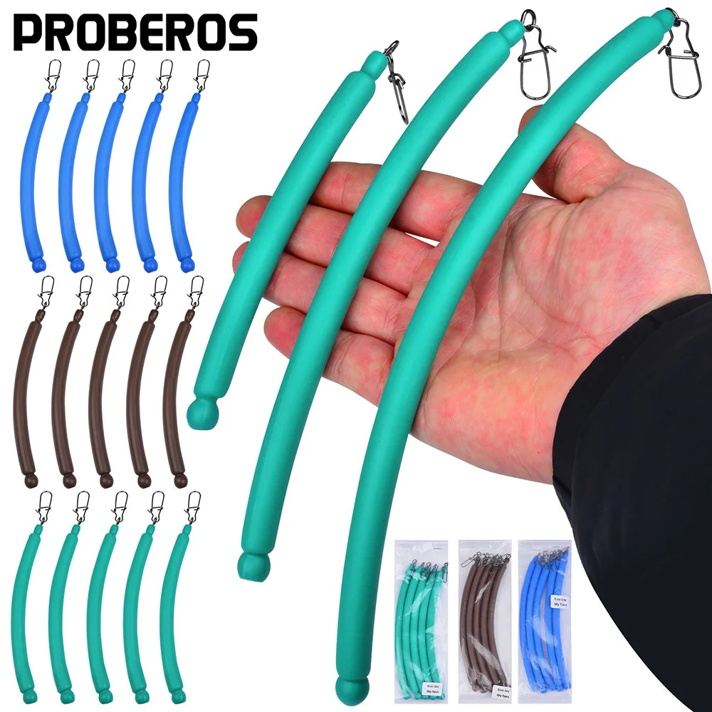 Proberos 5pcs Slip Stick Dragging Weights, No-Snag Sinkers for Dragging, Trolling, Drift, Bottom Bouncing.