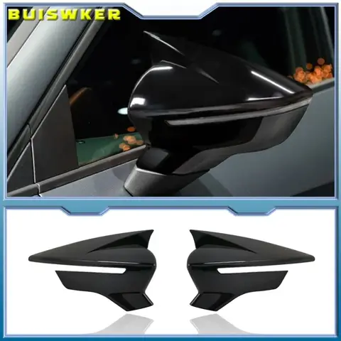 For SEAT Leon MK3 5F ST FR Cupra Ibiza Mk5 Arona KJ7 2017-2020 RearView Mirror Shell Cover Side Mirror Cap Wing cover