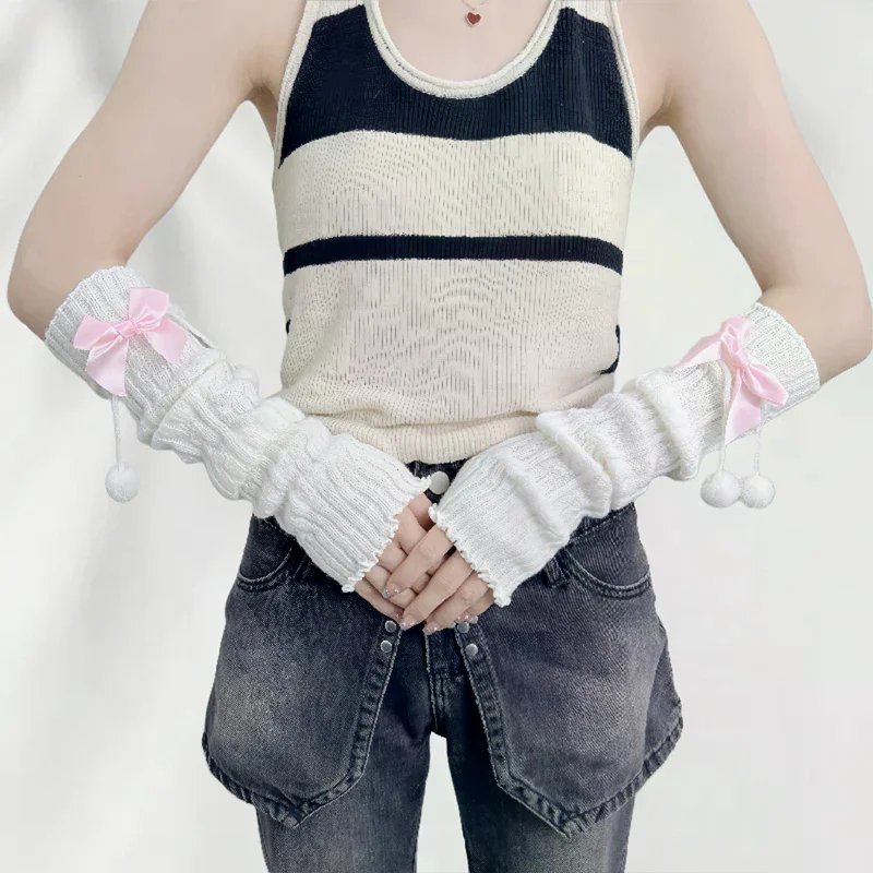 Girls Warm Sweet Fingerless Gl - đánh giá và giá Fingerless Glove Knit