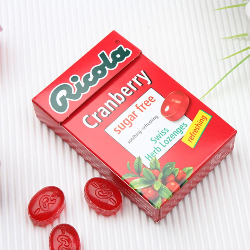 Recola Swiss candy (cranberries) 40g