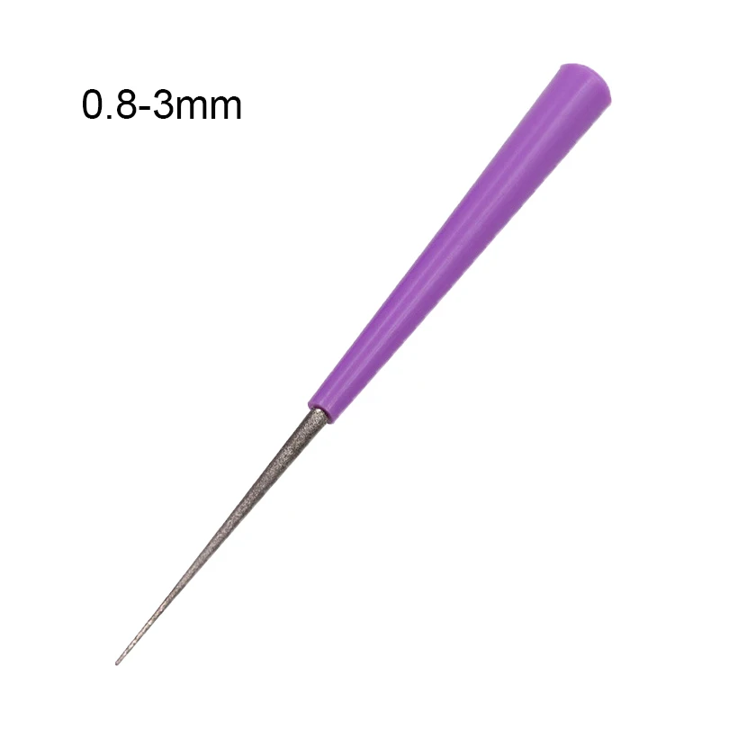 1 Piece Diamond Pearl Glass Bead Reamer Burr Beading Hole Enlarger Tool Puncher for DIY Jewelry Making Bead Reamer