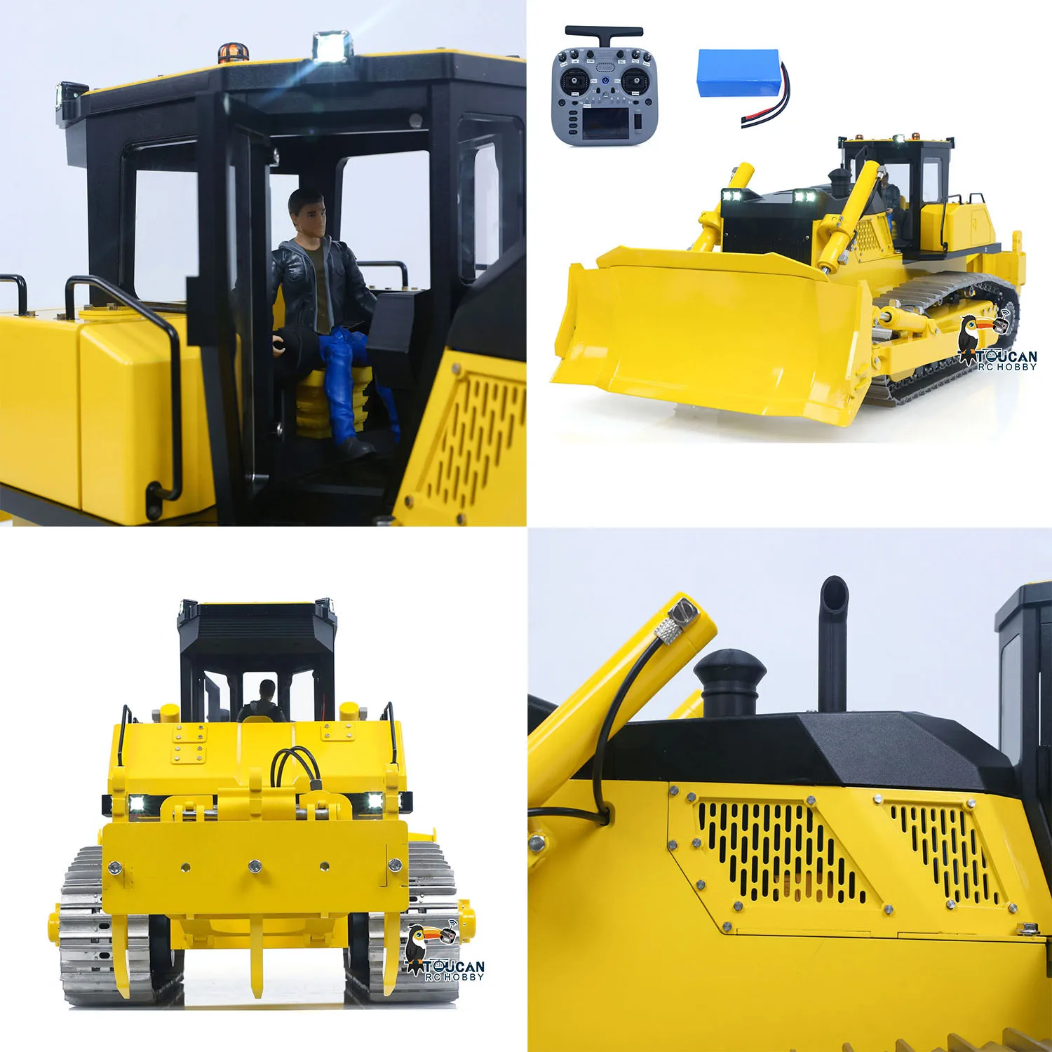 

Радиоуправляемый бульдозер RC D155 TOUCAAN HOBBY, гигантская модель 1/12, 7-канальный, с бесщеточным двигателем, строительная техника, игрушка