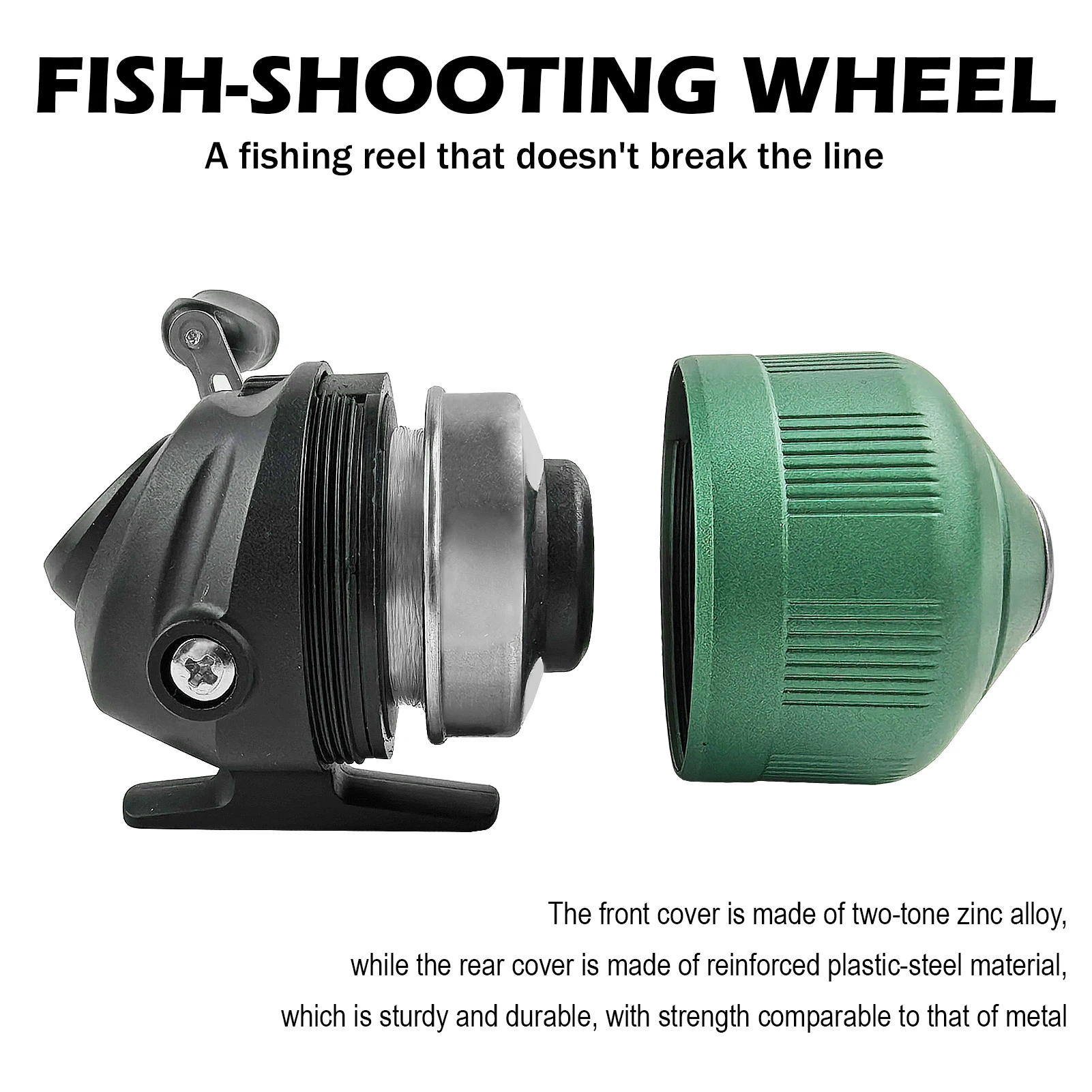 FREE FISHER Carrete Spincast de lanzamiento para agua dulce y salada - imagen 3