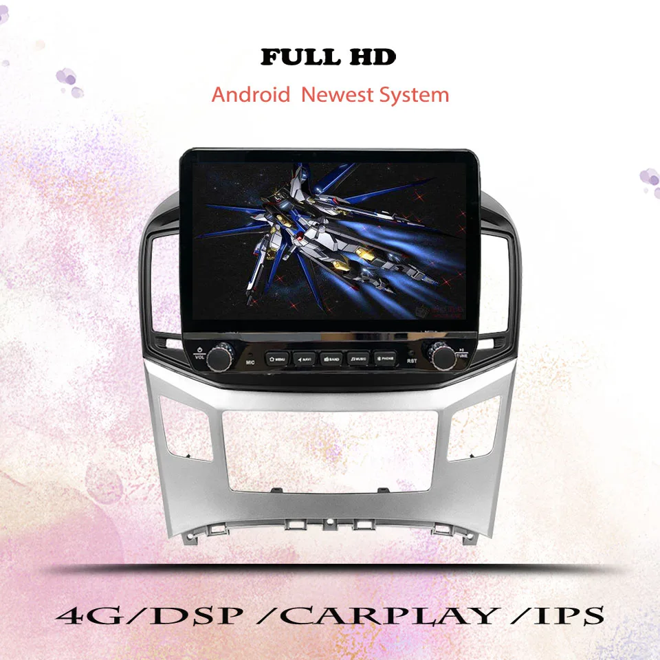 현대 H1 그랜드 스타렉스 2015-2018용 차량용 오디오 비디오 스테레오 테이프 DVD 카세트, GPS 네비게이션, 차량용 지능형 시스템, 카플레이