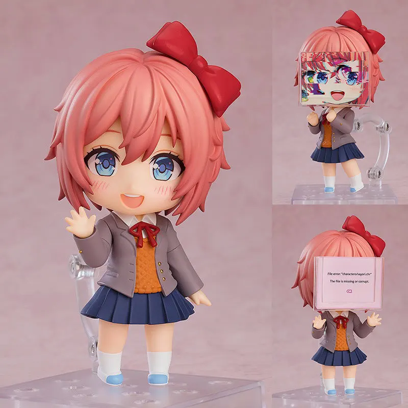 10 cm große Anime-Figur # 1817 Monica # 2077 Natsuki-Actionfigur # Sayori 2250er # 2283Yuri Figur PVC Actionfigur Modell Spielzeug Ornament