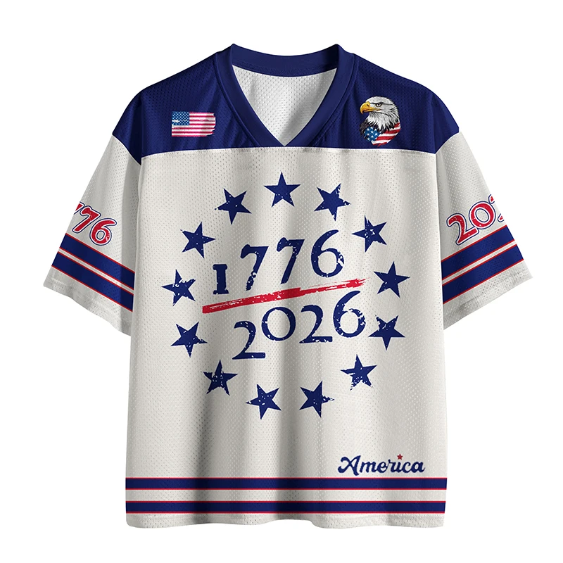 250th Anniversary Children's Shirt Fashion Street Wear Couple Y2k Top Football Sweatshirt Summer Men's and Women's T-shirt