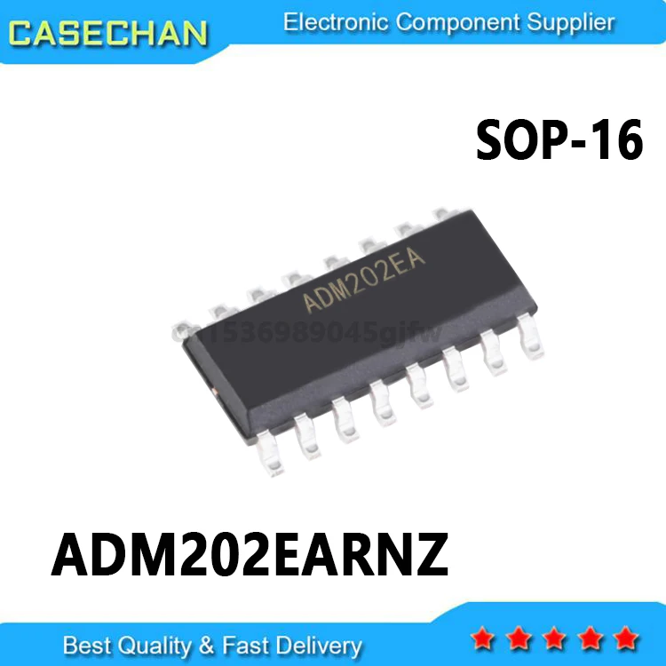 10pcs ADM202EARNZ ADM202 ADM202EARN SOP-16