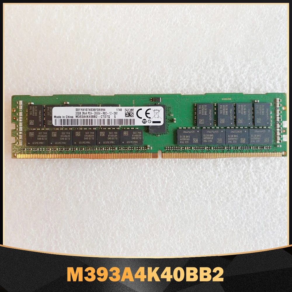 

1PC 32GB 32G 2RX4 DDR4 2666 RAM Server Memory For Samsung M393A4K40BB2