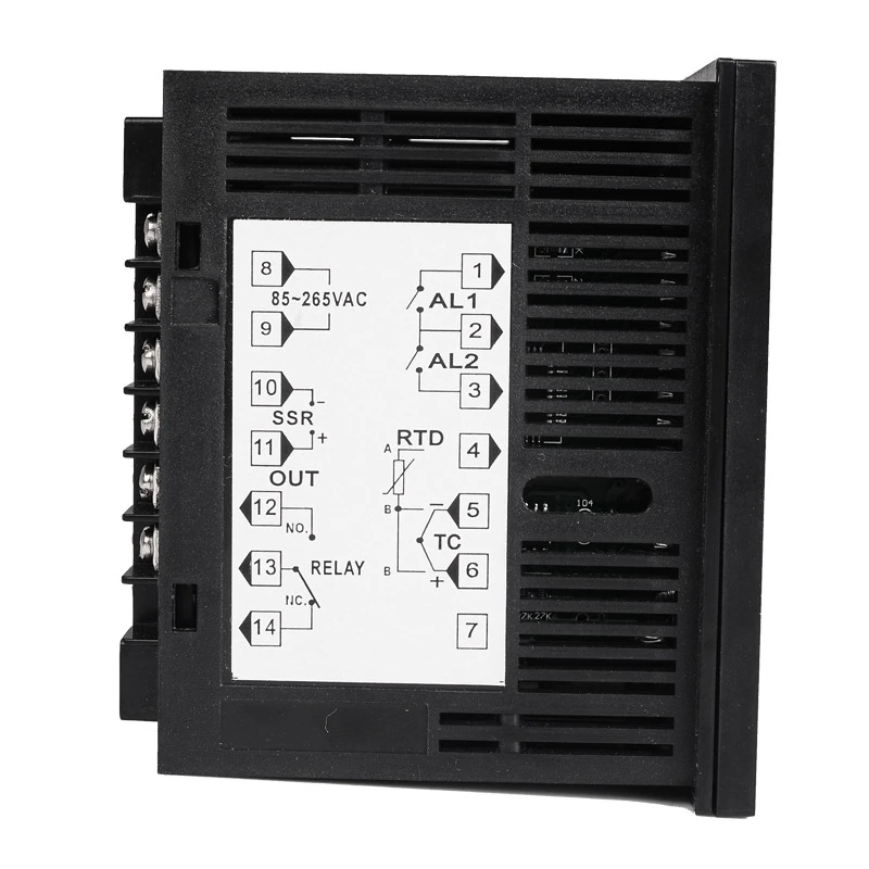 SINOTIMER MC901 Digital Waterproof PID Temperature Controller K Type PT100 Sensor Input Relay SSR Output