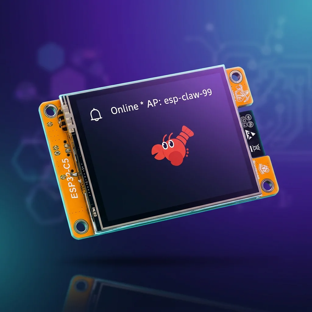 

Portable NM-CYD-C5 AI Agent Circuit Board ESP32-C5 Chip 2.8" Display WiFi Wireless Module Compatible GPT Claude DeepSeek IoT Dev