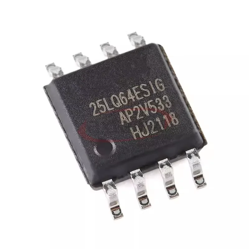 Puce IC Flash d'origine, GD25Q16, GD25Q16ESIG, GD25LQ64ESIG, SOP-8, 16M-Bit, Neuf, Authentique, 10Pcs