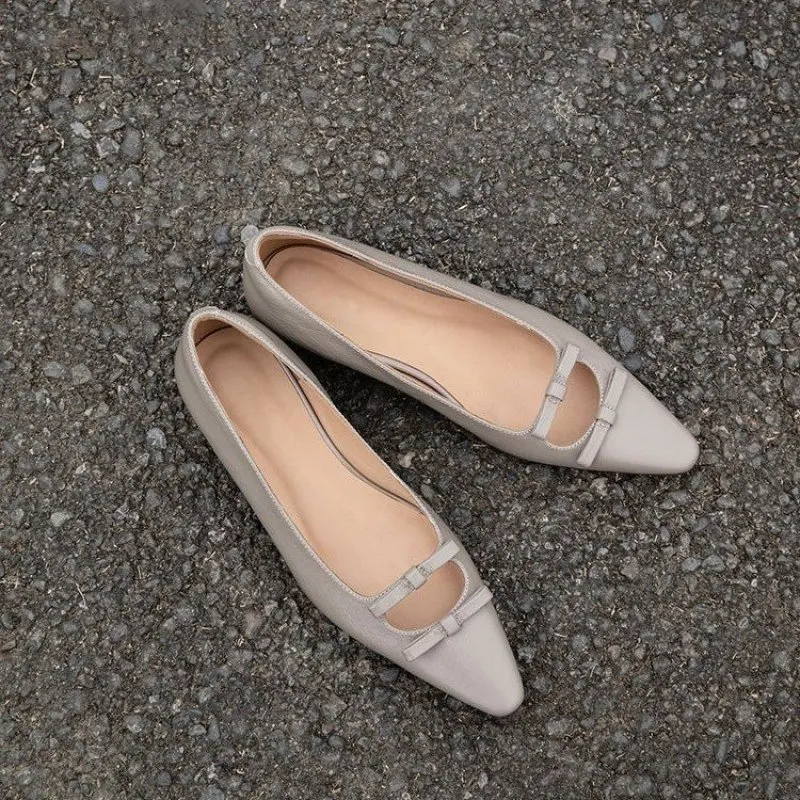 Spring Women Mary Jane Shoes Ladies Fashion Shallow Square Toe Thick High Heel Women's Elegant Red Ballerinas Shoes Plus Size 42