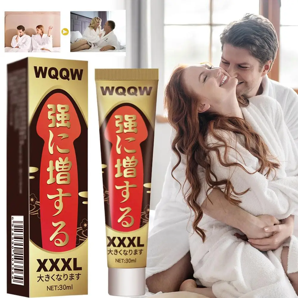 كريم تكبير الذكور الطبيعي Xxxl للرجال الصحة والجمال 30 مللي نمو سميك كبير أسرع زيوت التشحيم Anales Para Hombres