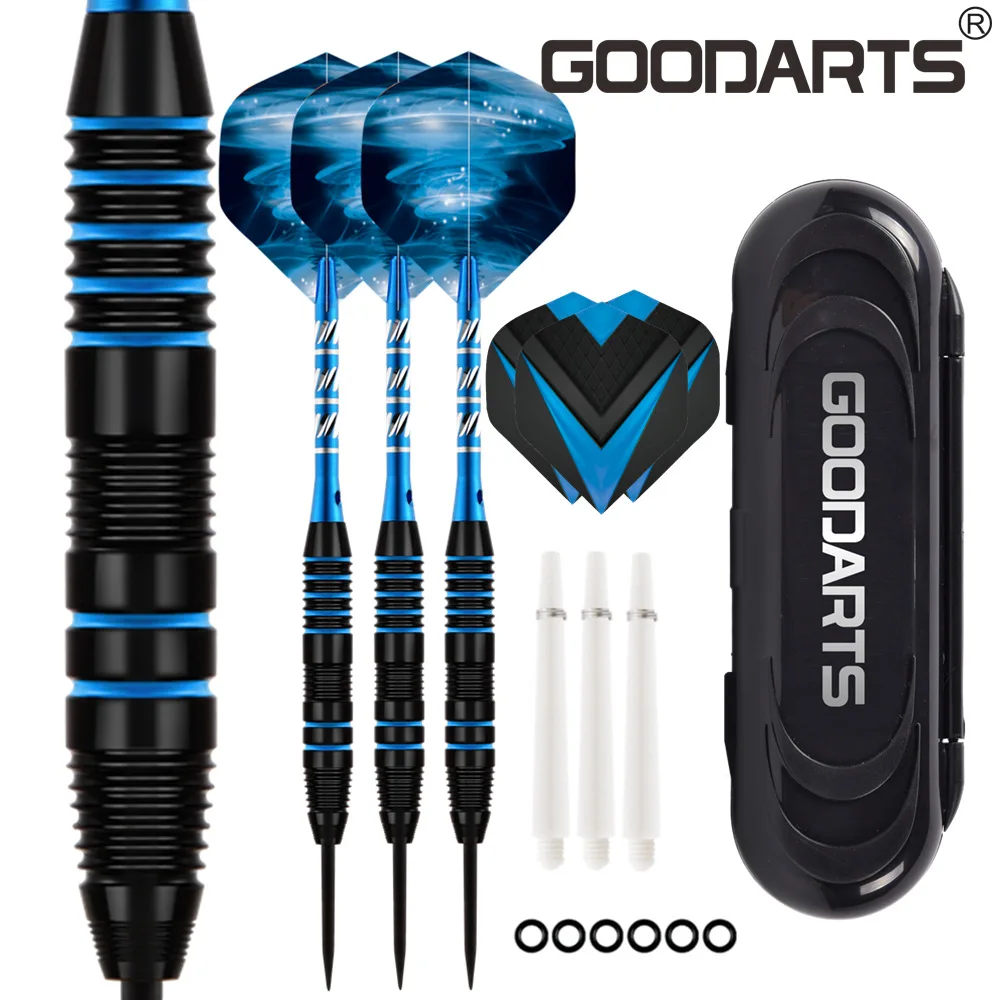 

22 г вольфрамовые дротики, 3 шт./компл., с футляром + игла со стальным наконечником + борт + полеты + спортивные валы, профессиональные монохромные/двухцветные дартс, подарки