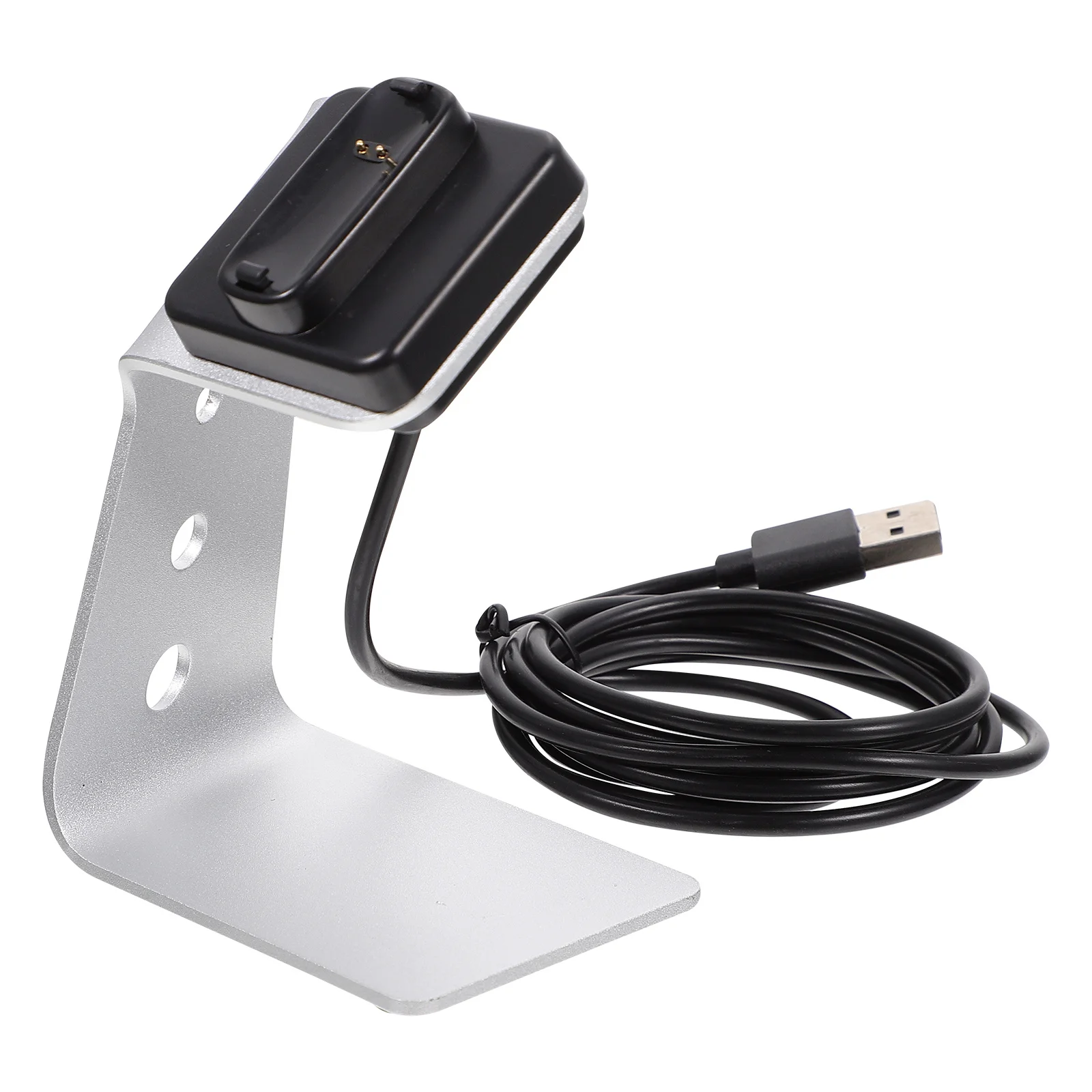 قاعدة ساعة ذكية من سبائك الألومنيوم، حامل شحن آمن ومستقر، قاعدة مشبكية متوافقة مع USB، ساعة ذكية سريعة #2