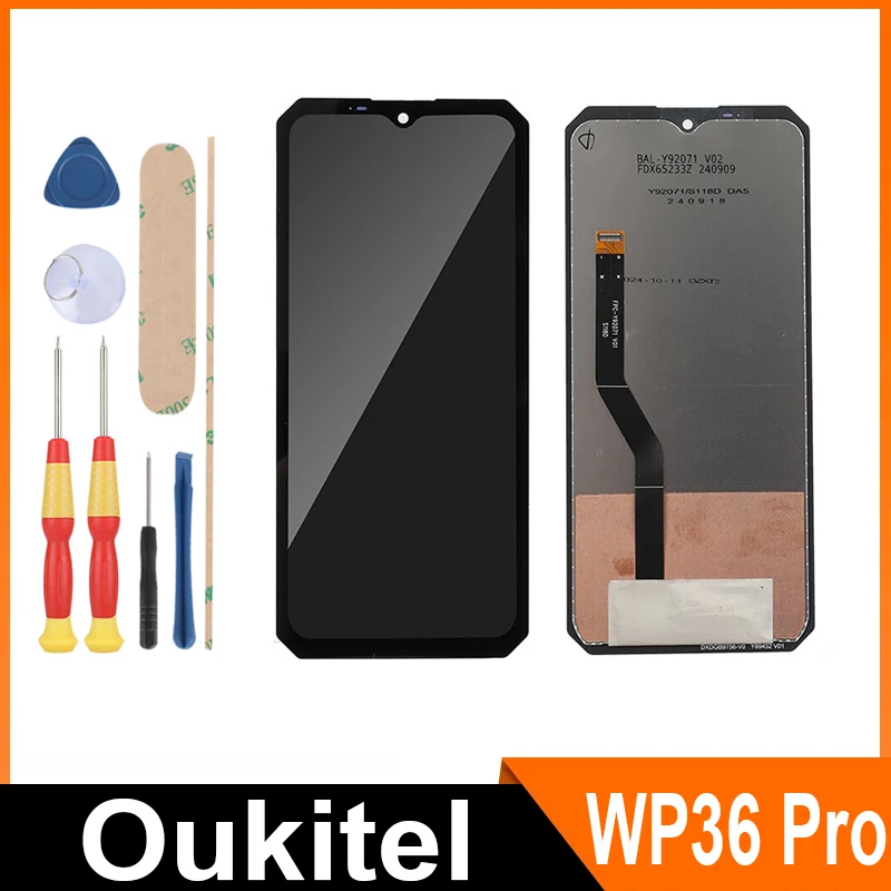 Wyświetlacz LCD + ekran dotykowy FHD+ 6.52 cala do OUKITEL WP28 S WP28 E G1 WP36 Pro WP23 Plus — zdjęcie 5