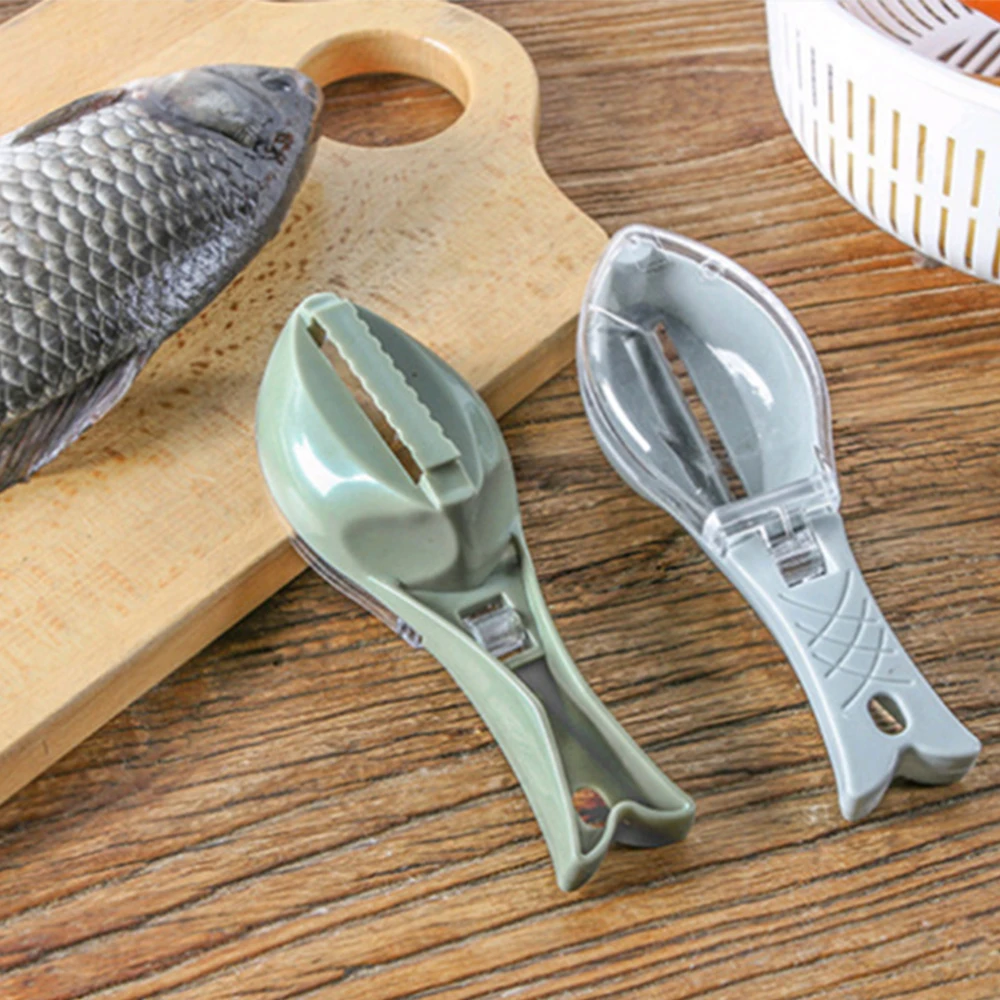 1pc Fish Skin Brush Scraper Scale Brush Grater Quick Disassembly Fish K-nife Cleaning Peeling Skin Scraping Planer Fishing Tools