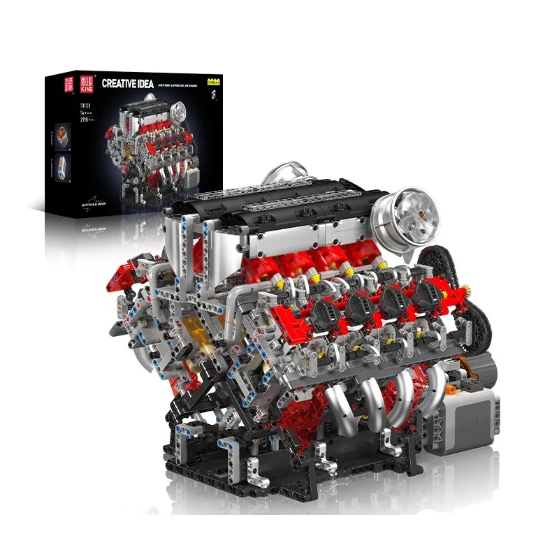 

Mould King 10130 F488 Supercar V8 Engine Model 2718pcs Building Block set Compatible Lego Kit DIY Toys for Christmas Gifts