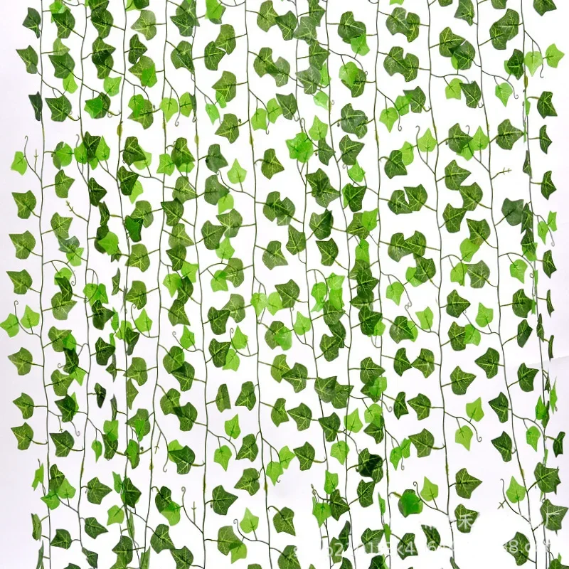 

240cm Leaf Vine Artificial Hanging Plants Liana Silk Fake Ivy Leaves for Wall Green Garland Decoration Home Decor Party Vines