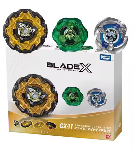 CX-11 Emperor Mite Deck Set Original Takara Tomy Bey X CARD GAME