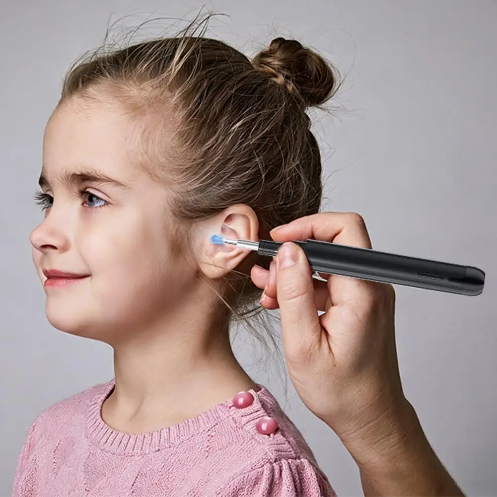 

Soft Head Cleaning Tool Ear Picker Universal Phone Health APP Ear Picker Light Luminous Smart High-definition Visual Ear Cleaner
