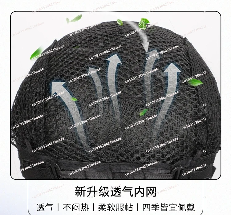 مناسبة للشعر المستعار الأنثوي الطويل لتقليل العمر، غرة طبيعية سوداء، وجه مستدير، أسود طويل مفرود، غطاء رأس كامل