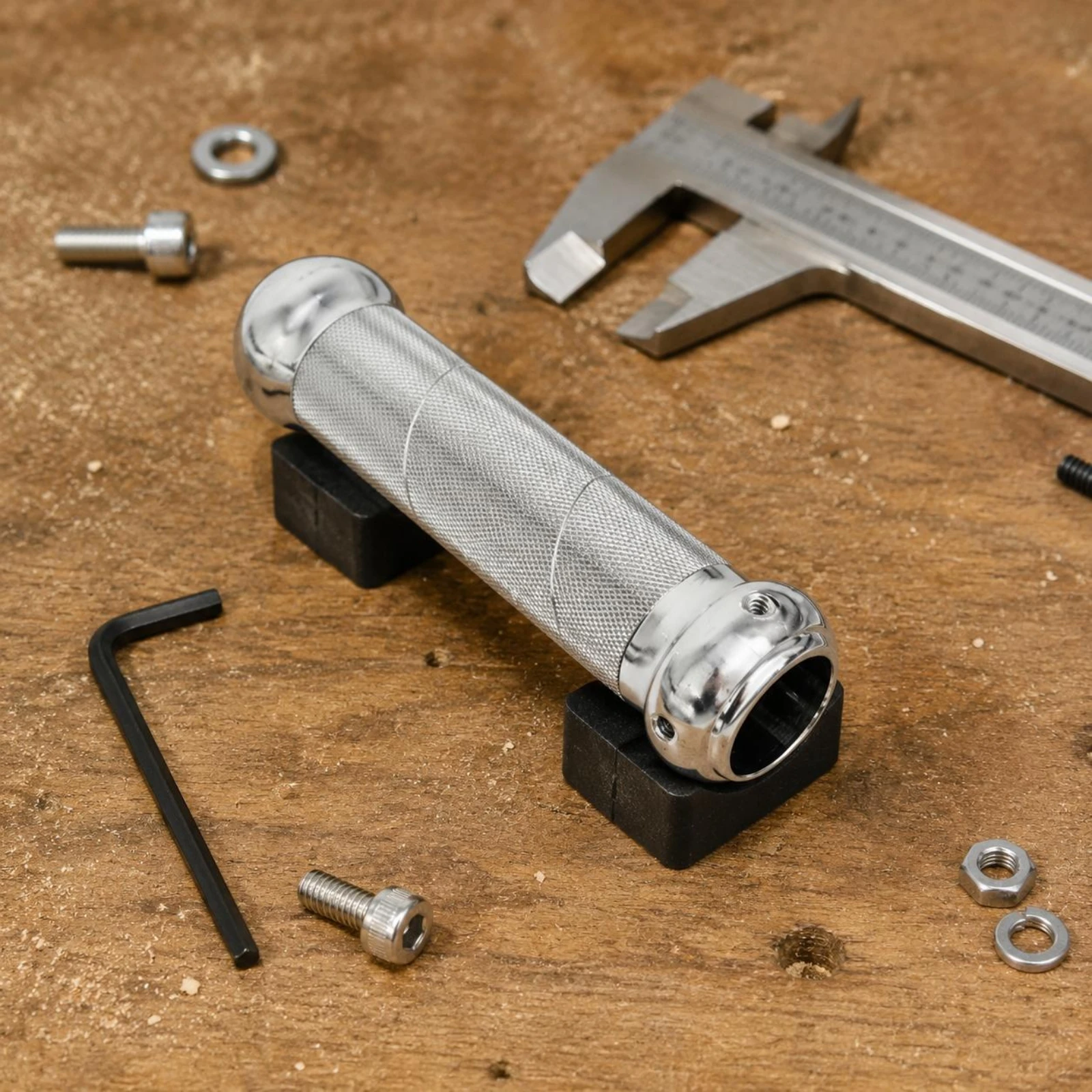 Knurled Sleeve Tube 25 Mm Inner Diameter Aluminum Alloy Sleeve