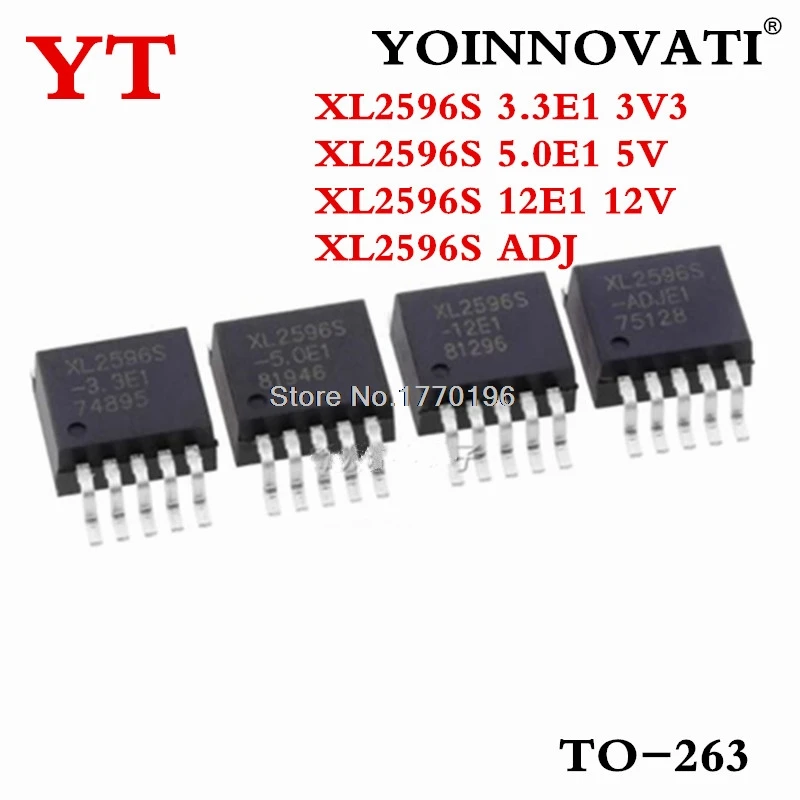 10PCS XL2596S 3.3E1 3V3 XL2596S 5.0E1 5.0 XL2596S 12E1 12 XL2596S ADJ