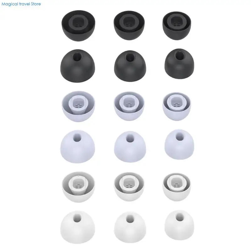 N2UB Silicone Earbud Tip Plugs Noise Isolation Comfortable Wear for 6i Easy to Clean