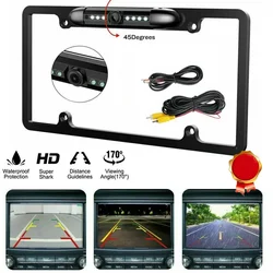 LED Backup Rear View Camera License Plate Night for Car/SUV/Pickup/Truck/Trailer